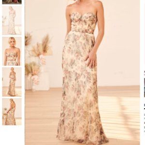 Lulus Size 6 Floral Maxi Dress